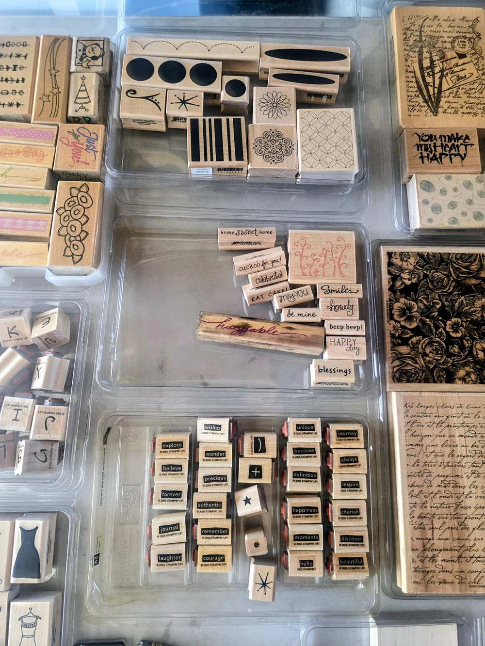 Over 229 Stamps, Ink Etc. - Picture 5 of 11